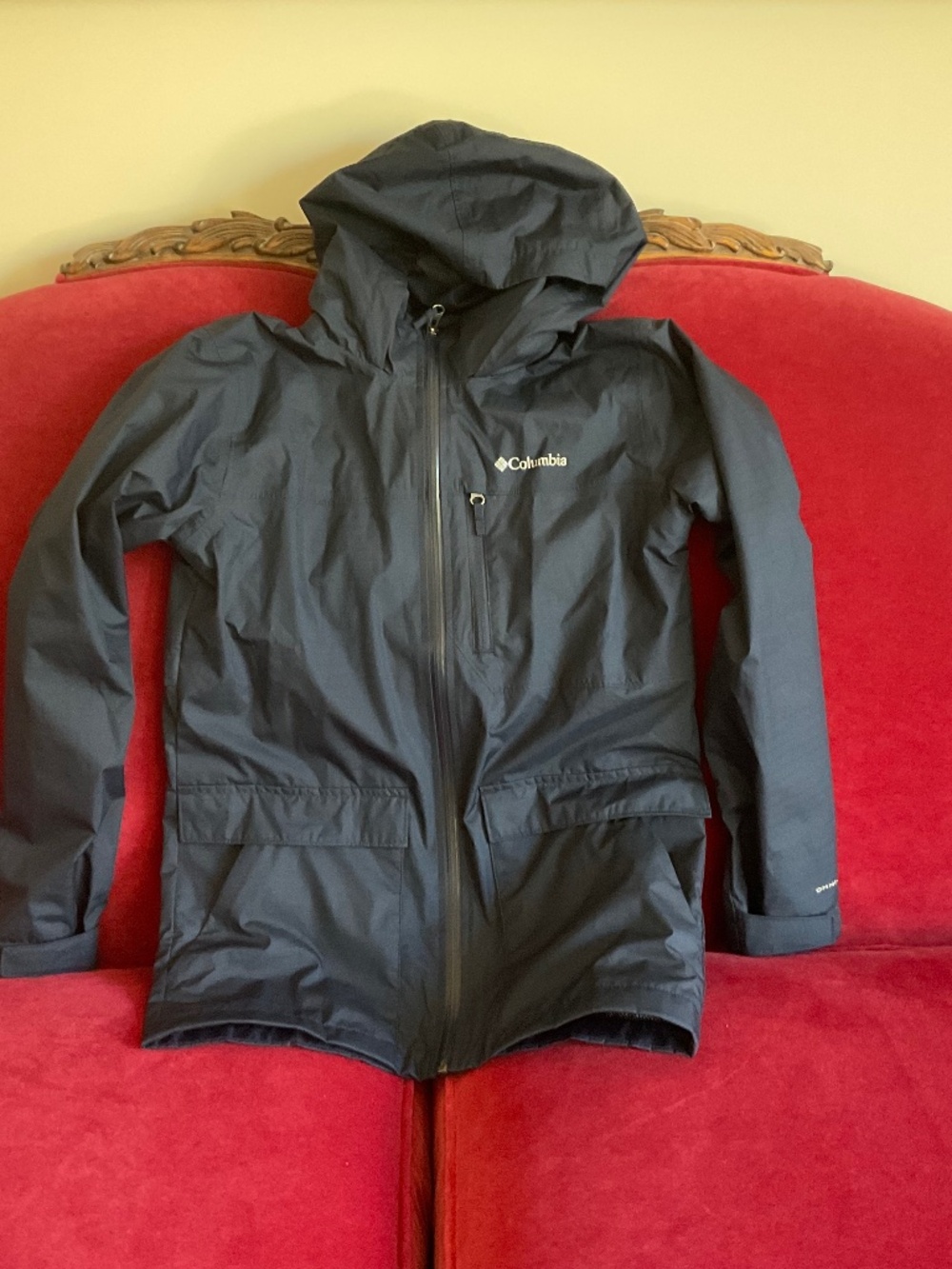 Columbia Omni-tech navy jacket